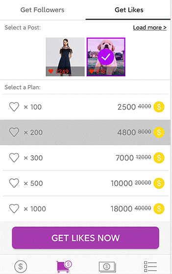 instagram likes