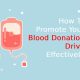 Promote Your Blood Donation Drive